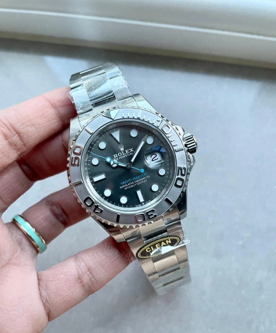 View 2 of CLEAN FACTORY 1:1 Rolex Yacht-Master 126622 904L Steel Best Edition Rhodium Dial on SS Bracelet VR3235