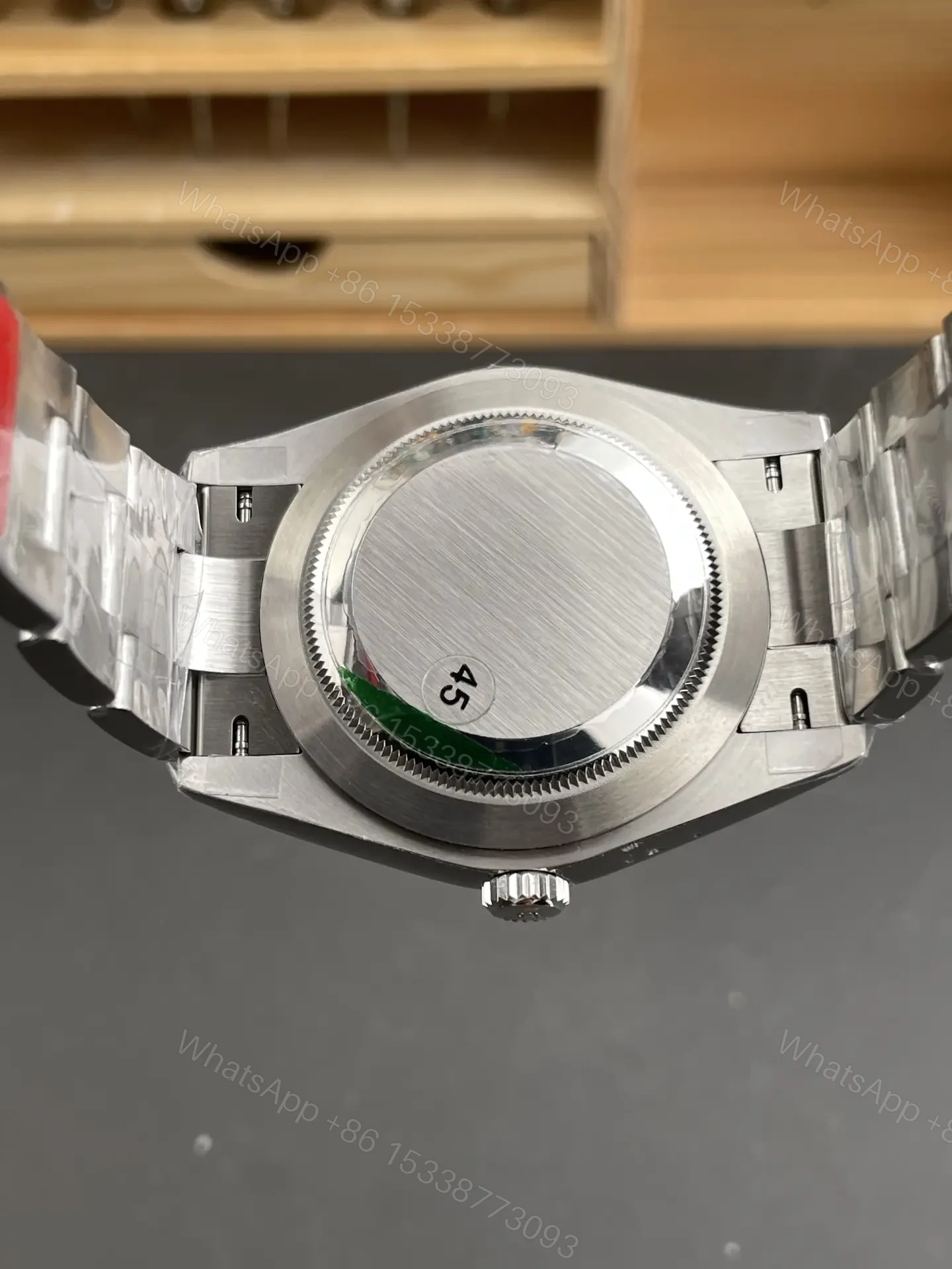 View 9 of Rolex Oyster Perpetual 41 134300 Silver Dial Watch 134300-0001