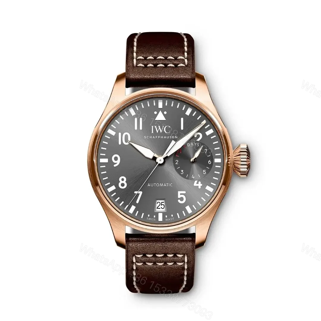 IWC Big Pilot Replica Watch IW500901 GM Replica Black Dial — view 1