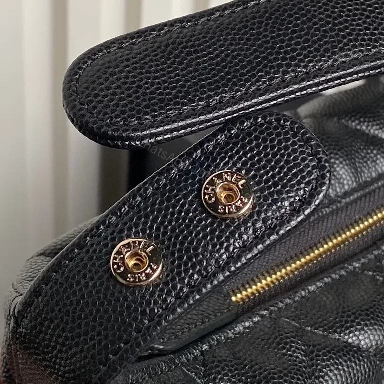 View 6 of Quilted Camera Bag â€“ Gold Hardware, Leather-Style, Crossbody Luxe