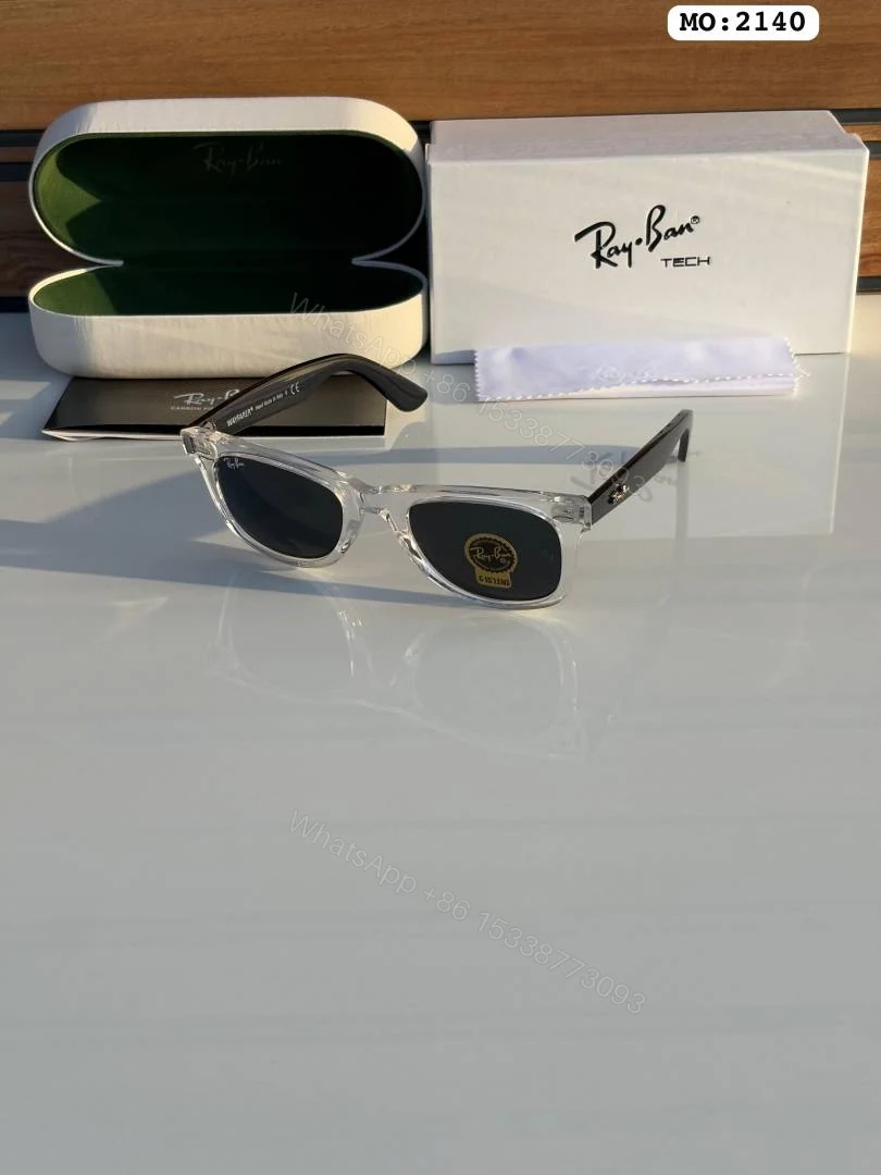 First Copy Rayban 2140 Transparent Black Glass Quality — view 1