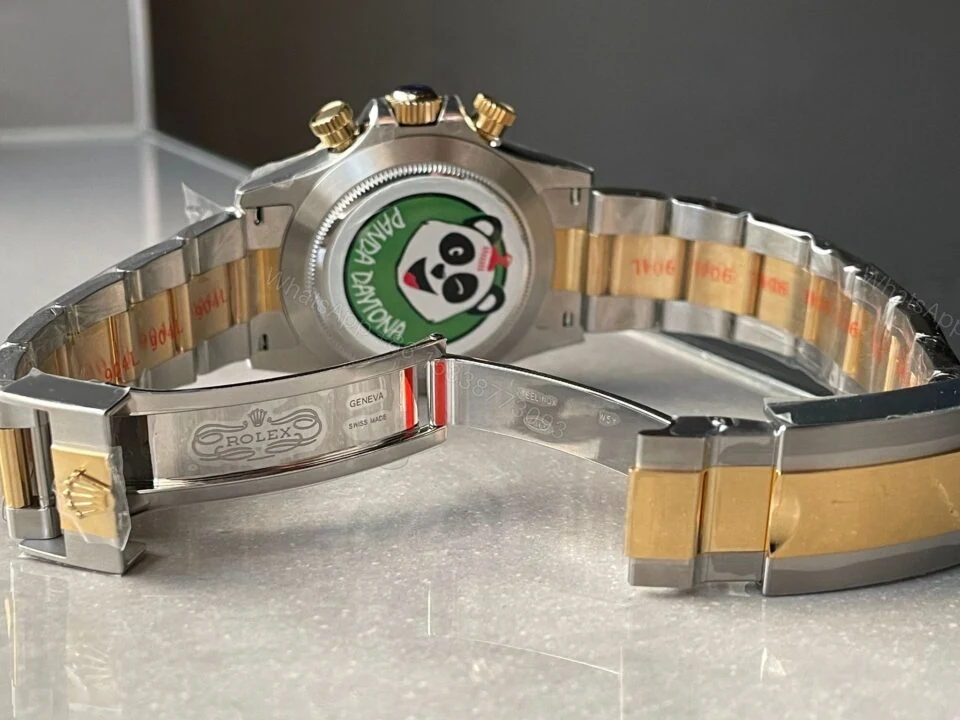 View 11 of BTF factory 1:1 Rolex Daytona 116523 SS 904L & Yellow Gold White Dial A4130
