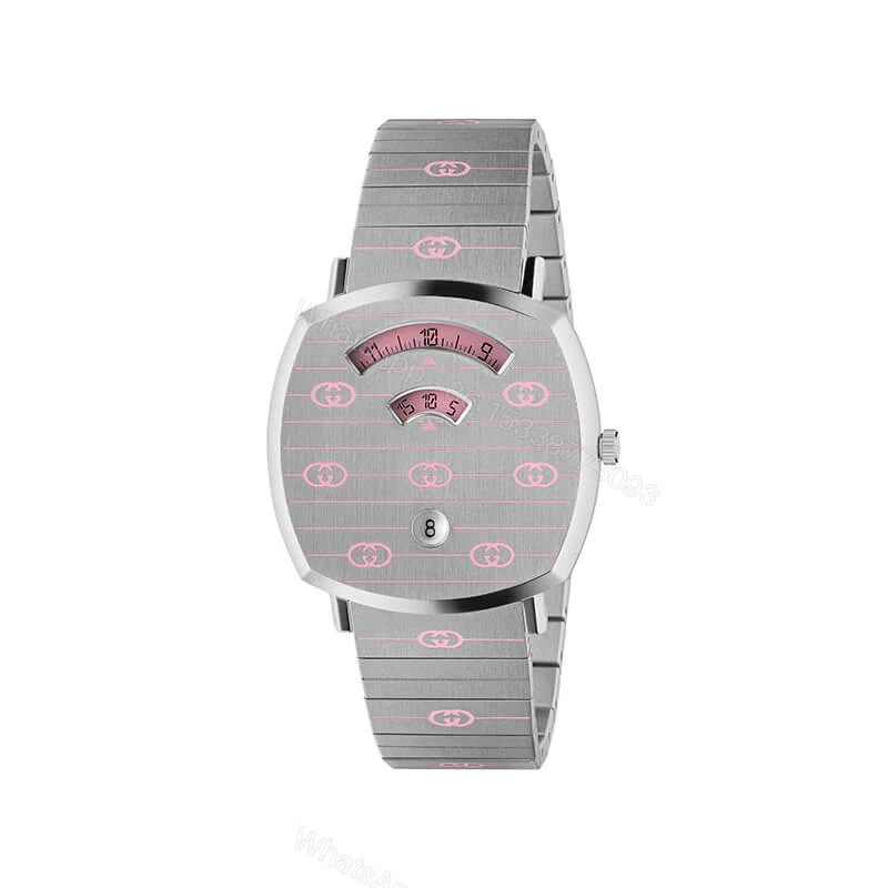 Gucci Grip Watch Pink Enamel 38Mm — view 1