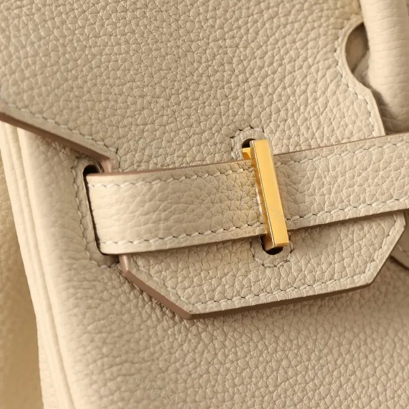 View 14 of 高仿Hermes*Birkin30奶昔白金扣免檢版