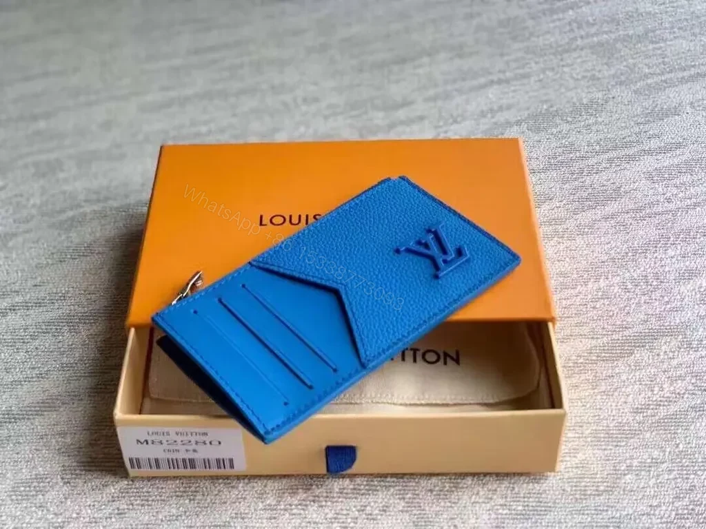 Vivid Cobalt Cardholder: Ultra-Compact Organization — view 1