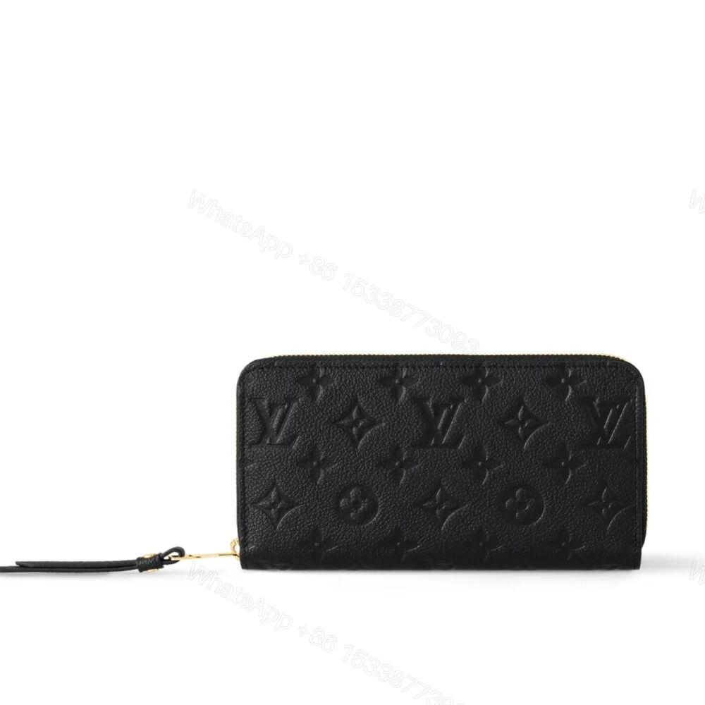 Louis Vuitton Zippy Wallet Monogram Black 19Cm M61864 — view 1