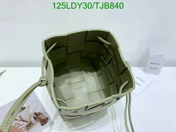 View 49 of Bottega Veneta Small Cross-Body Bucket Bag in Red BVF4722