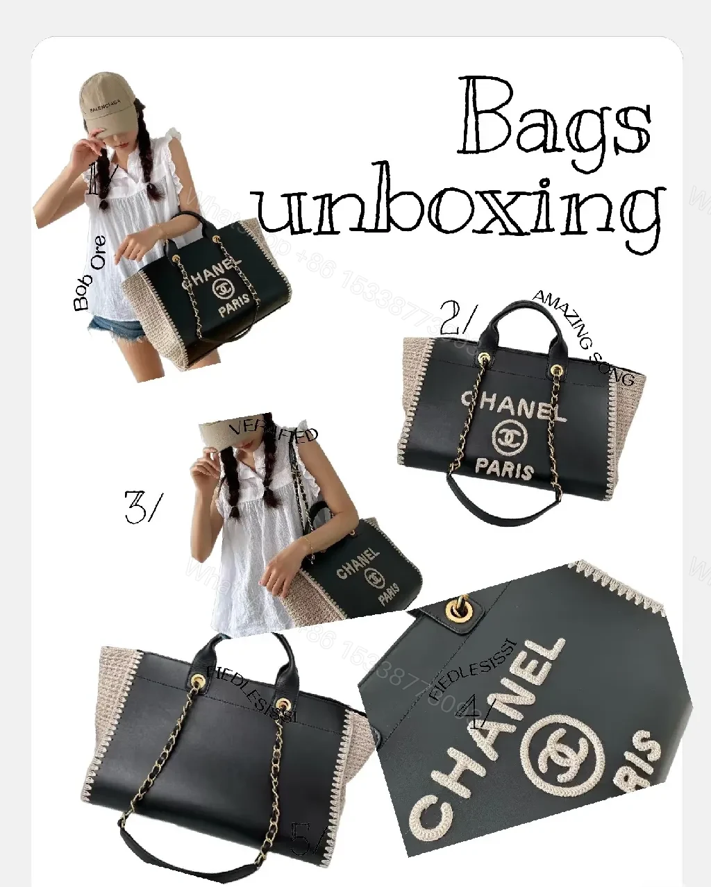 View 8 of Calfskin Handbag: Textured Embellishments, Couture-Inspired Style