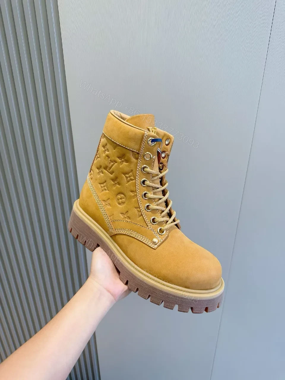 View 2 of Textured Leather Boots: Rugged Comfort, All-Day Style