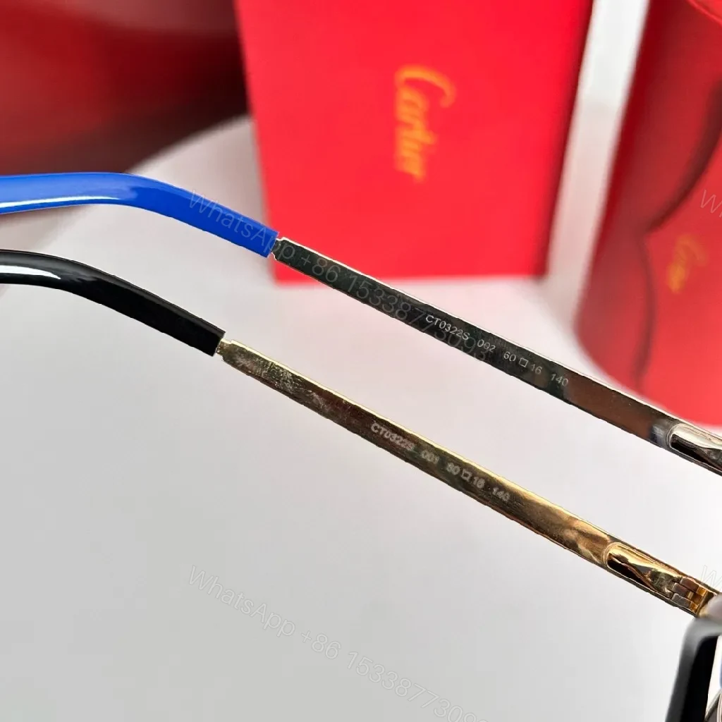 View 6 of Gold-Tone Metal Aviator Sunglasses - Timeless Luxury Comfort
