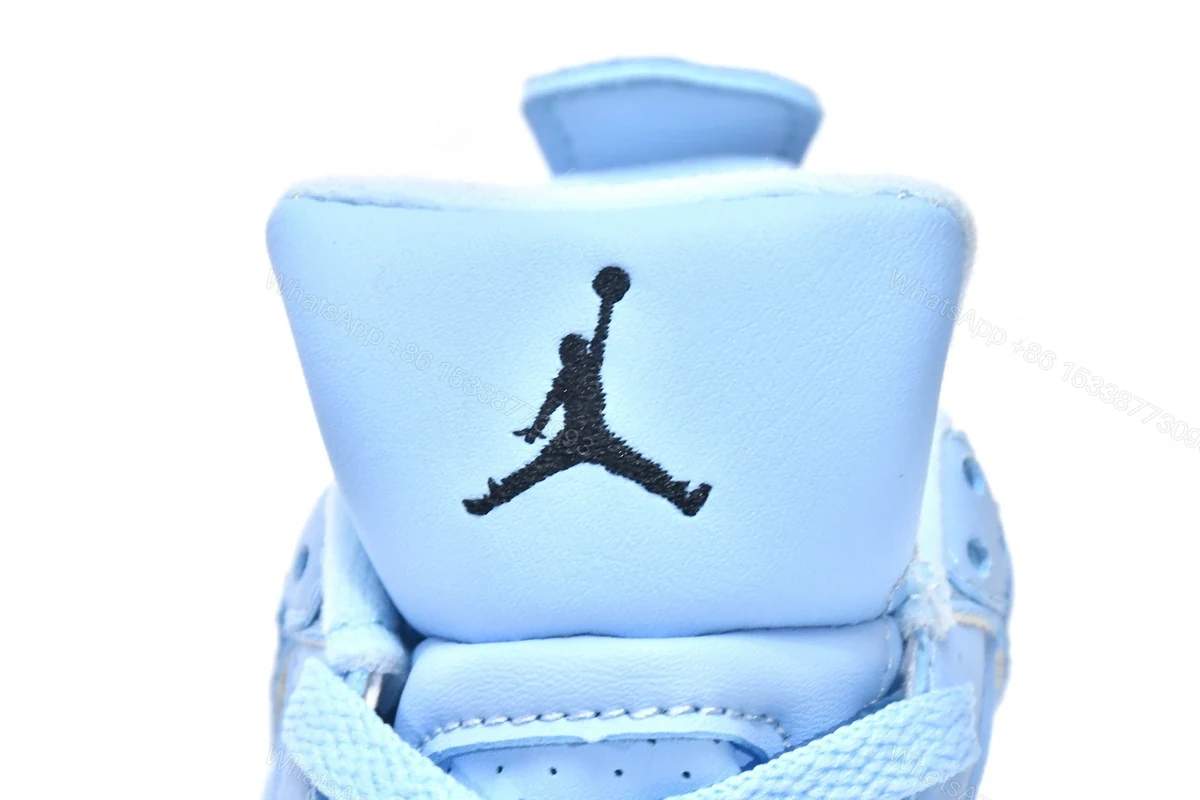 View 5 of Jordan 4 Kids Shoes Retro Sky Blue CV9388-106