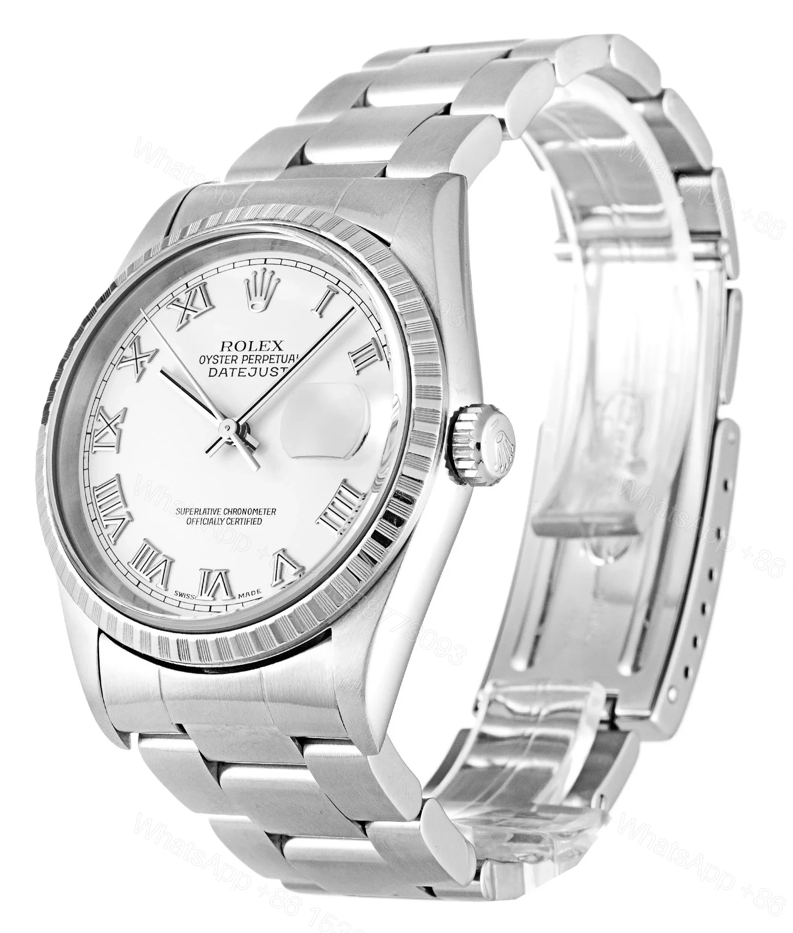 View 2 of Replica Rolex Datejust White Dial 16220 36 mm