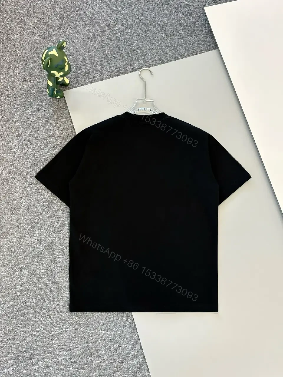 View 9 of Black Cotton DIOR Graphic Tee—Premium Streetwear Essential