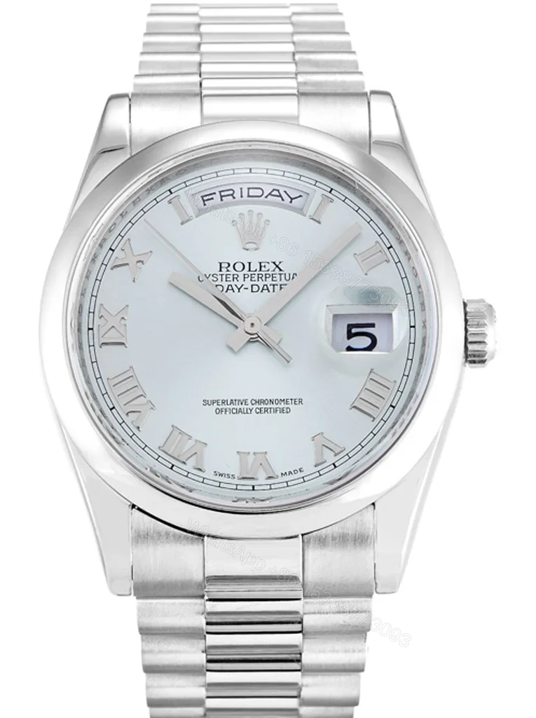 Replica Rolex Day-Date Blue Dial 118206 36 mm — view 1