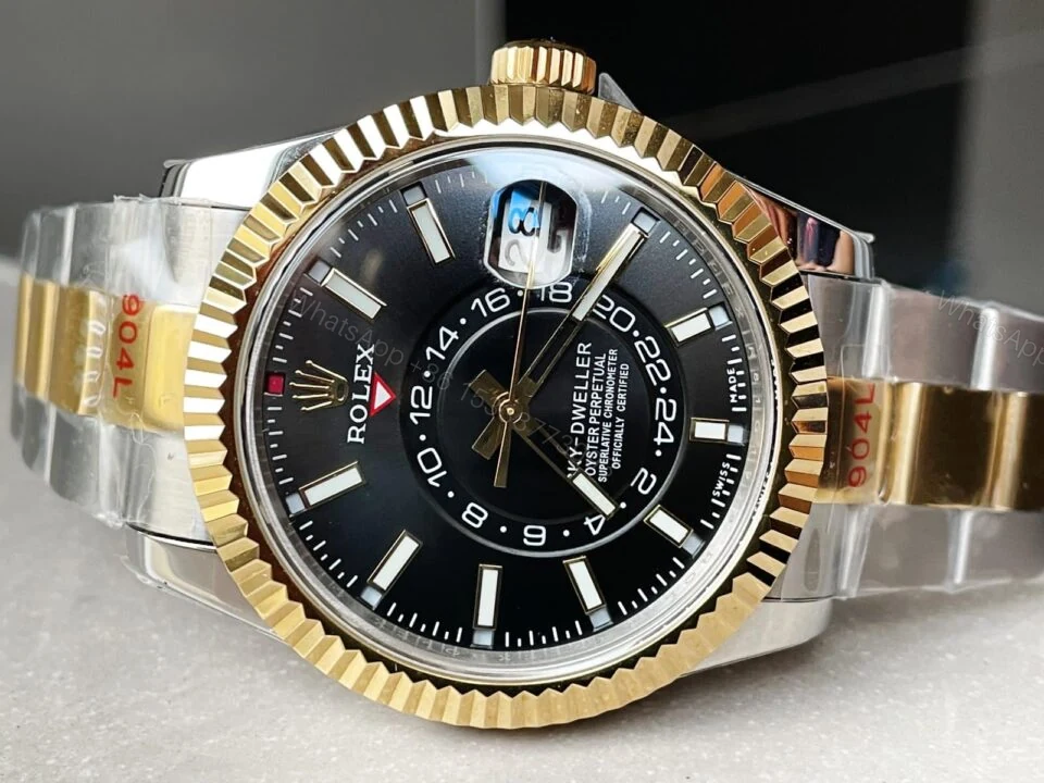 View 7 of Noob FACTORY 1:1 Rolex Sky-Dweller 326934 SS Best Edition Black Dial A23J
