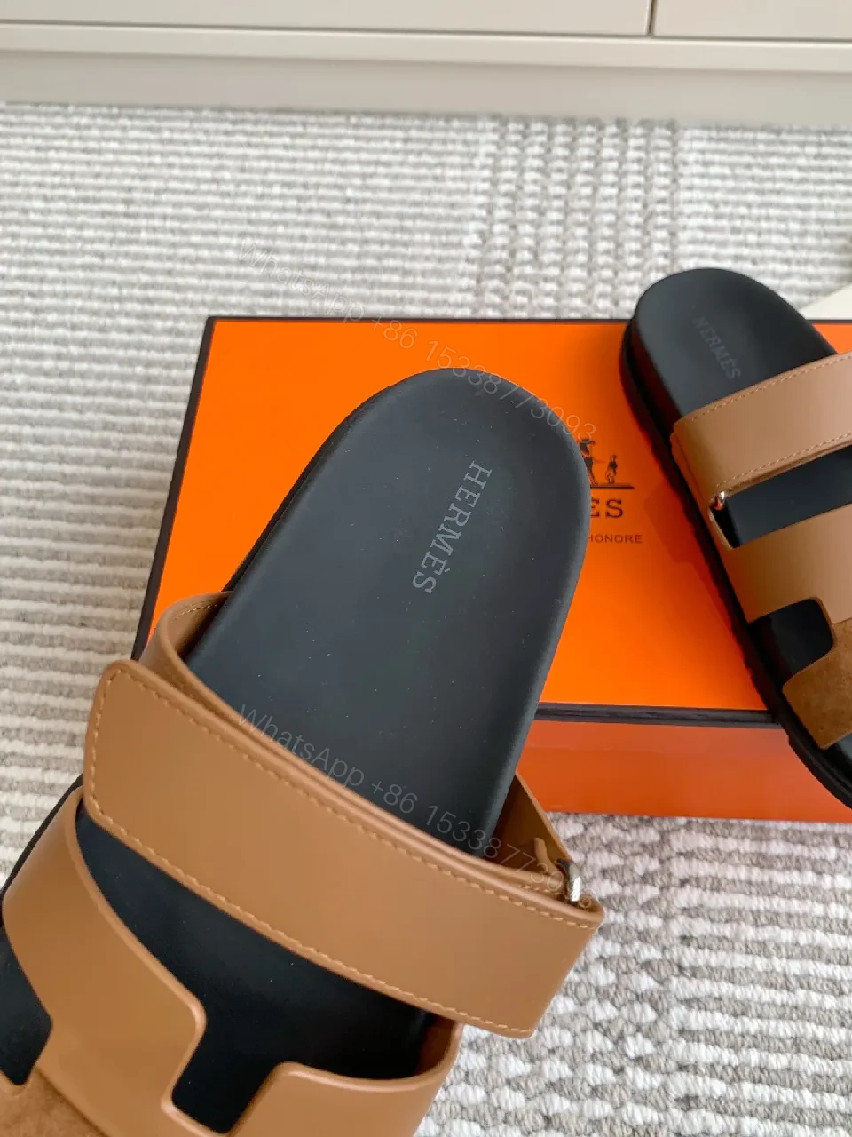 View 5 of Premium Leather Straps Sandal: Modern Luxury Comfort