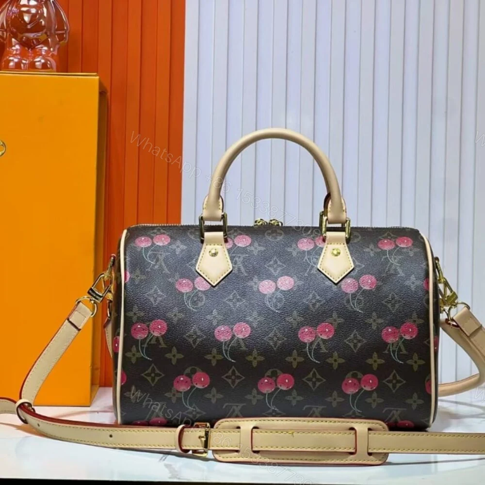View 4 of Louis Vuitton Speedy 30 Cherry Brown 30Cm