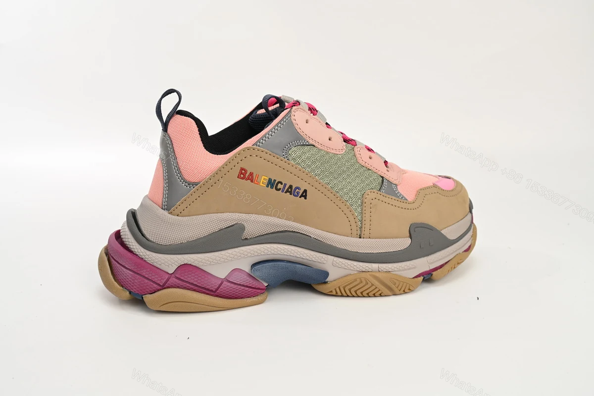 View 8 of Balenciaga Triple S Grey Pink 490672 W09O5 1036