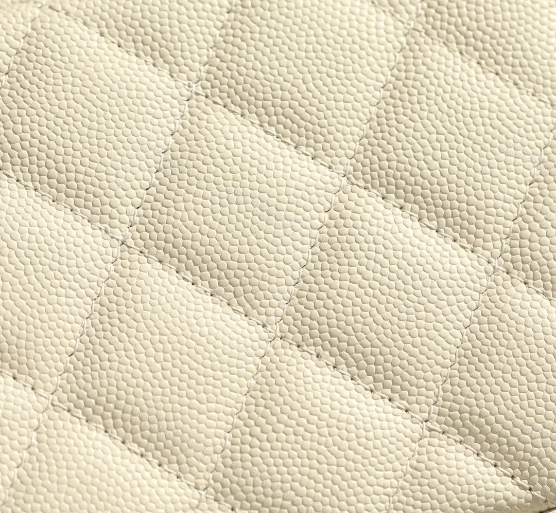 View 8 of Ivory Quilted Mini Bag – Luxe Textured, Everyday Versatile