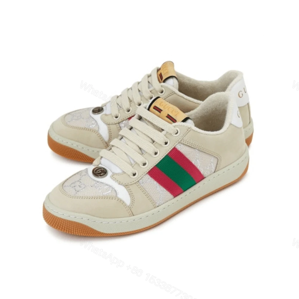View 2 of Gucci WMNS Screener White GG Lamé