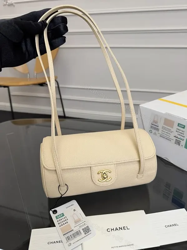 Pebble Beige Mini Flap Bag: Luxury Everyday Chic, Tote-Grade Bag — view 1