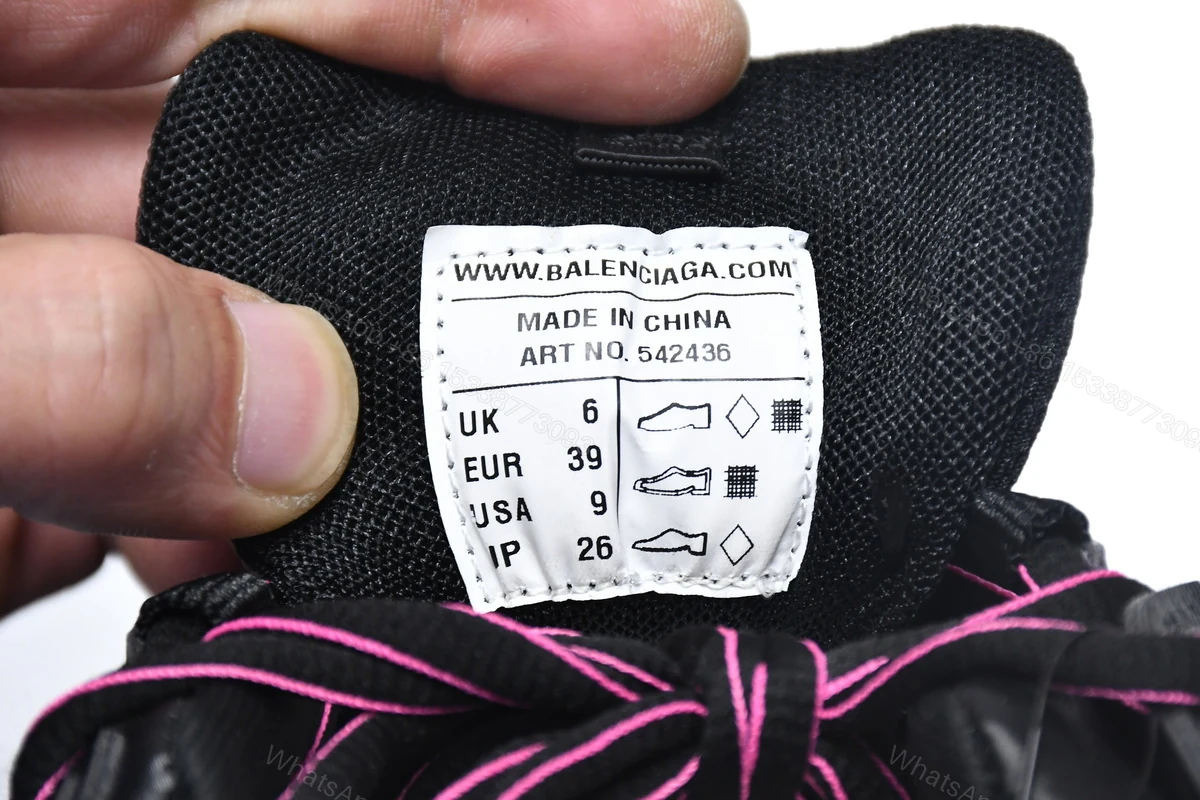 View 5 of Balenciaga Track Black Rose Red 542436 W2LA1 2046