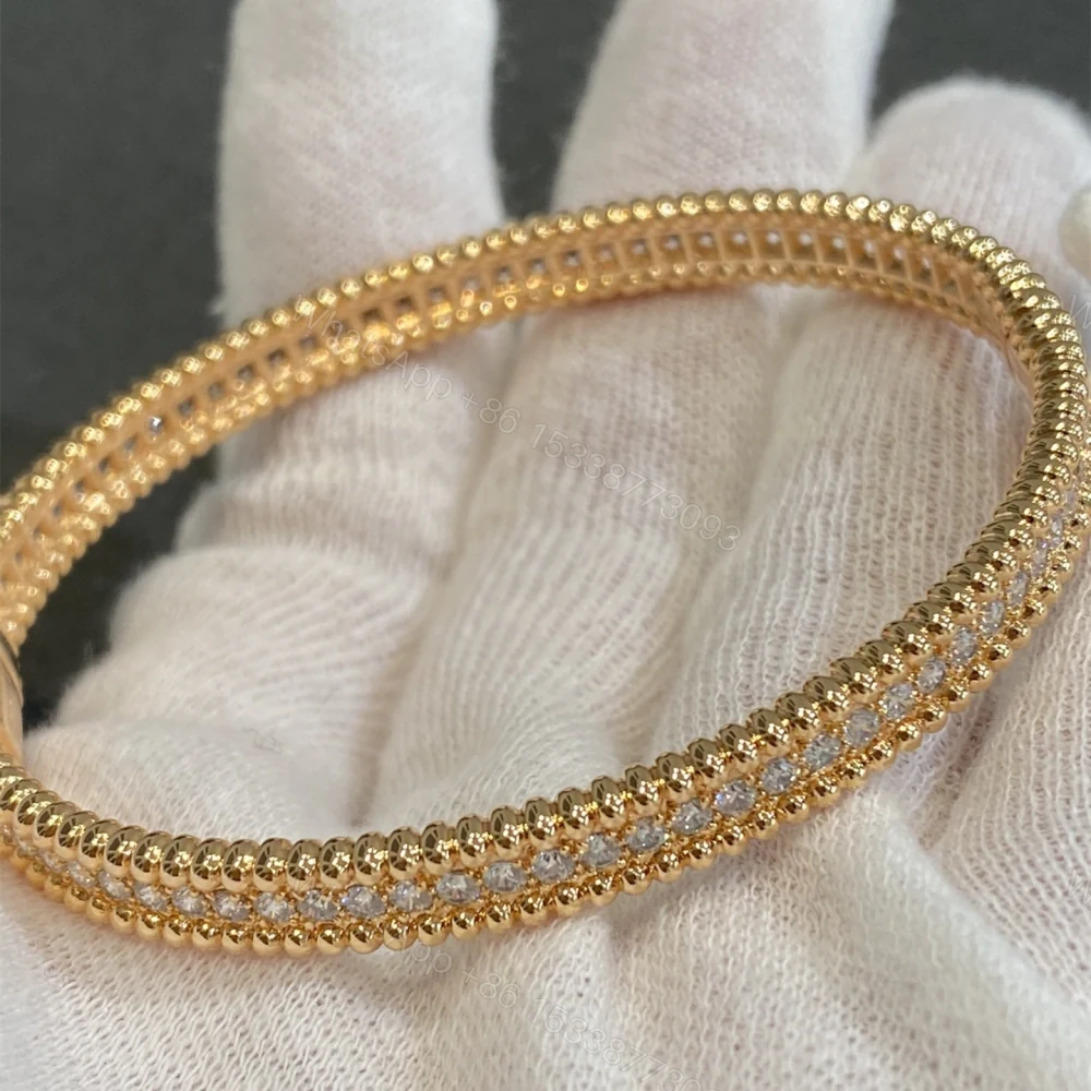 View 5 of 高仿首飾VanCleef&Arpels*RP27D00單排鑲鑽玫瑰金手鐲
