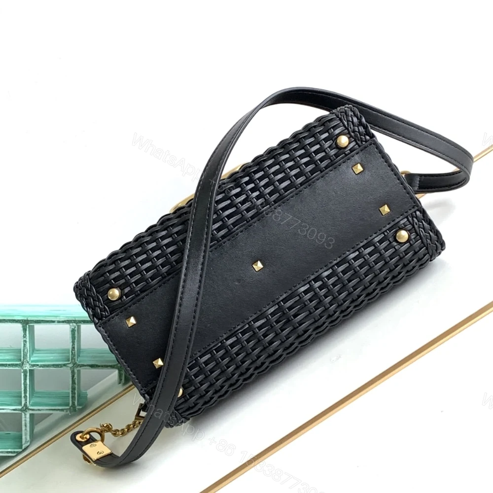 View 4 of VALENTINO VLOGO TOP HANDLE BAG BLACK 22CM