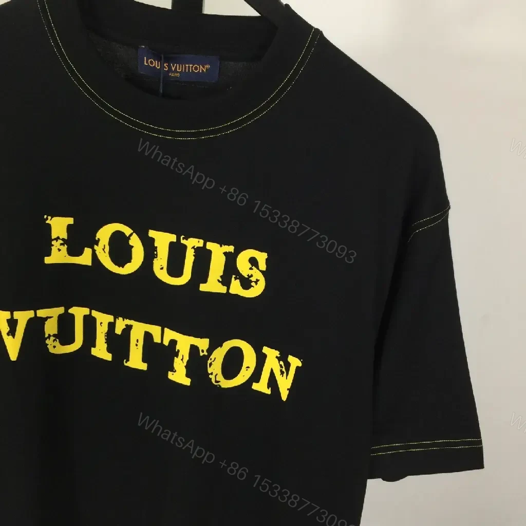 View 3 of Bold Logo Tee: Premium Black Cotton Streetwear Top
