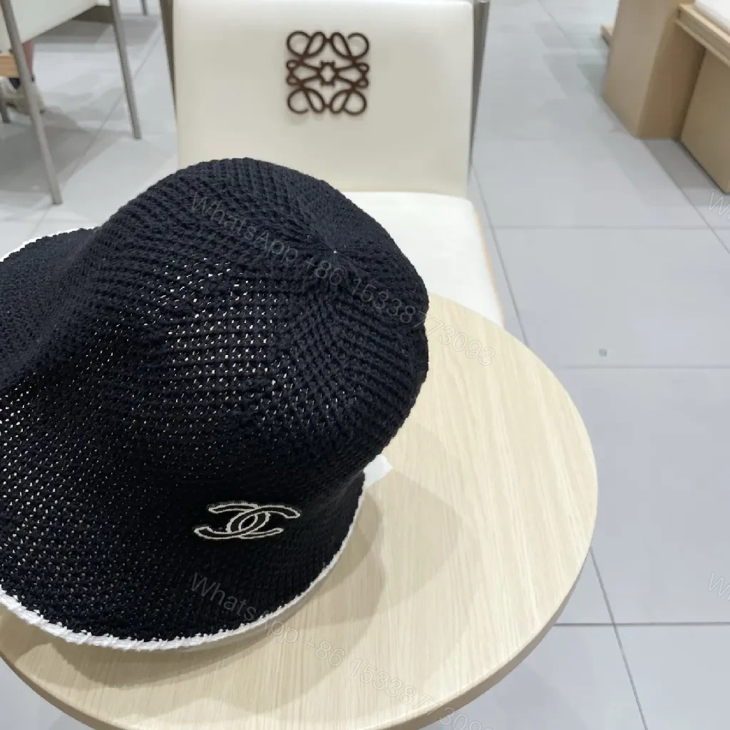 View 8 of Black Knit Bucket Hat – Luxe Parisian-Style with Subtle Emblem