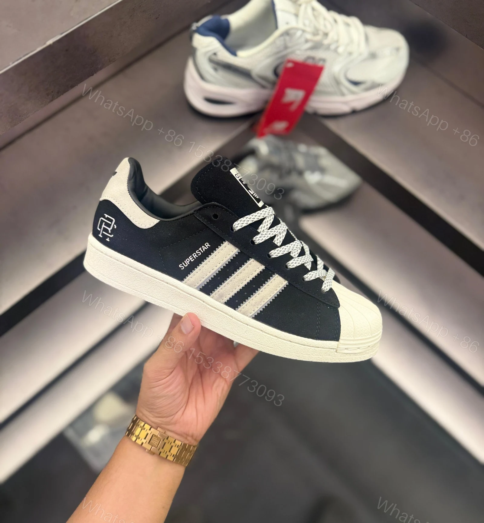 View 5 of ADIDAS ORIGINAL SUPERSTAR SUEDE FOR MEN