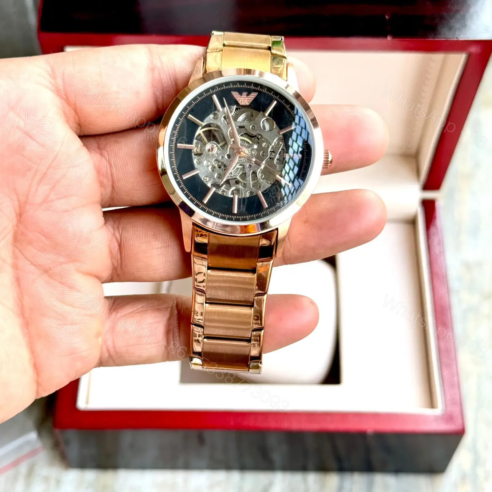 View 3 of # Emporio Armani # For Men # 7AA Premium Collection # Model – Meccanico # Dial Size – 45mm