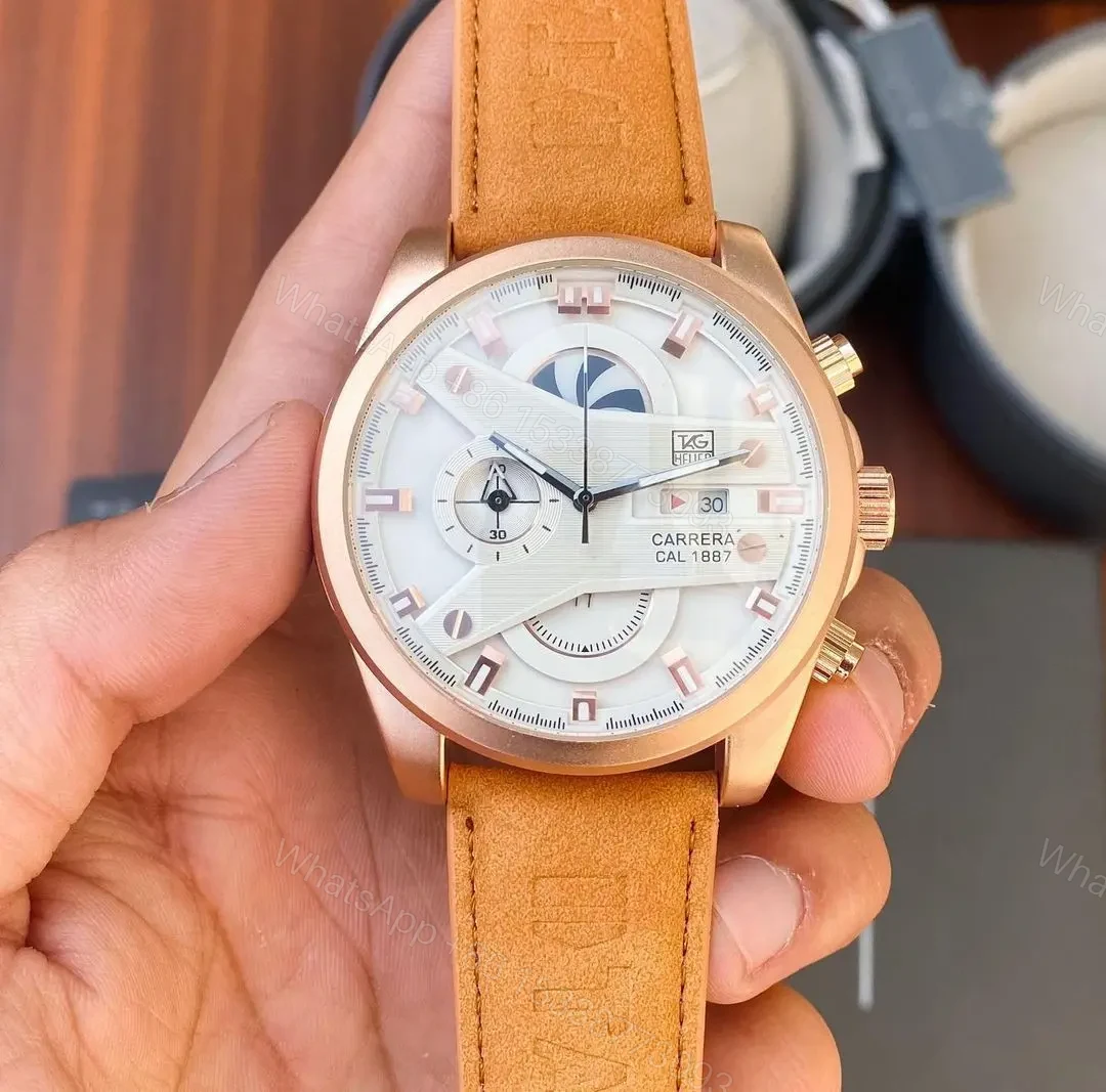 View 3 of Tag Heuer Dial-White CR7 Quartz’s Chronograph
