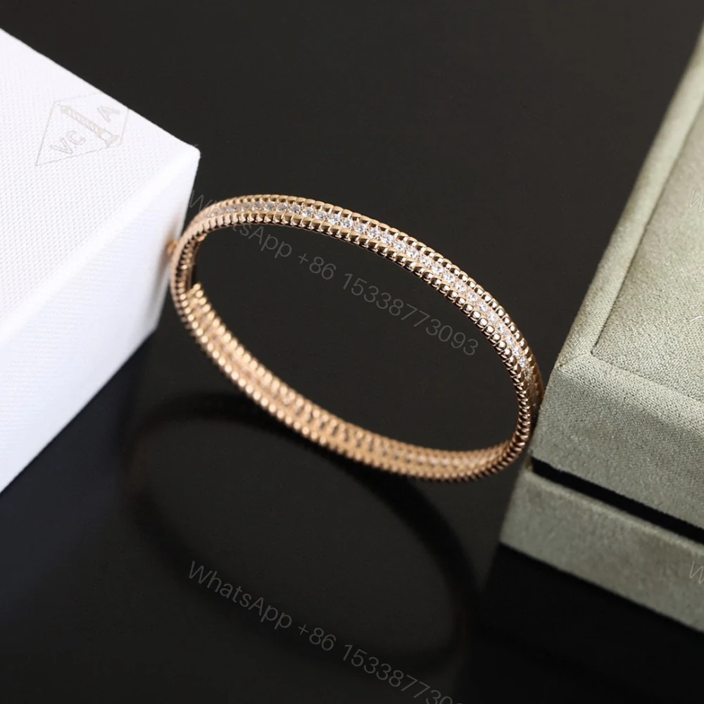 View 2 of 高仿首飾VanCleef&Arpels*RP27D00單排鑲鑽玫瑰金手鐲
