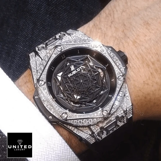 View 7 of Hublot Iced Out Replica