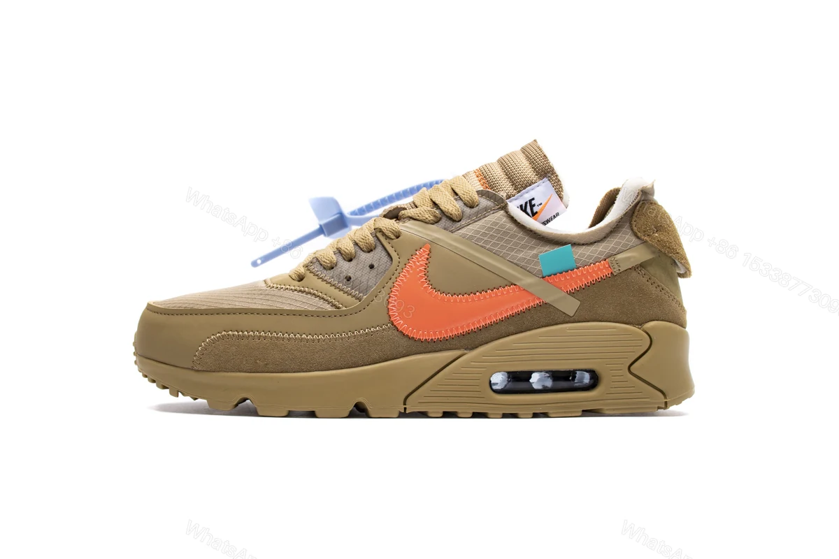 View 10 of Off-White x Nike Air Max 90 “Desert Ore" AA7293-200