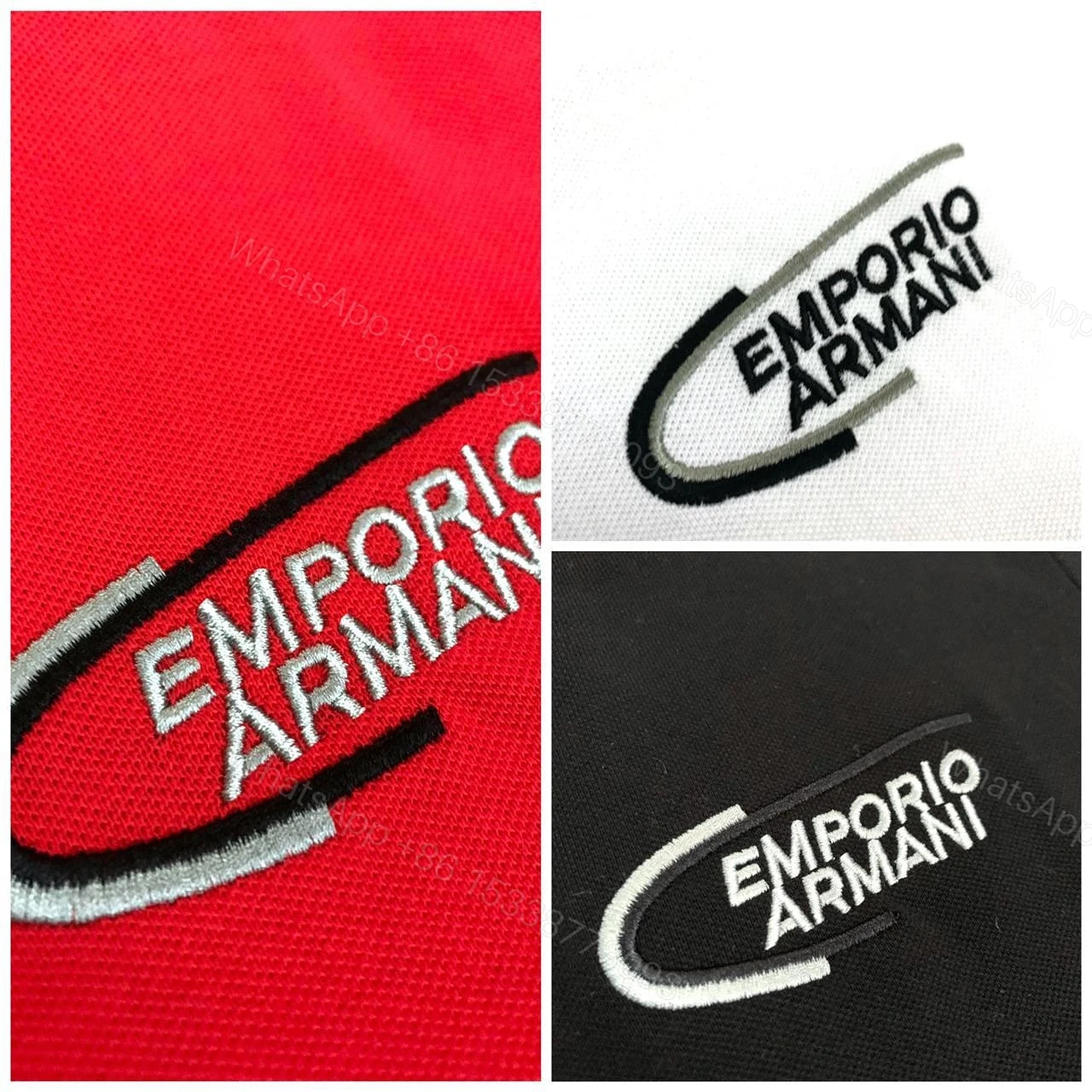 View 2 of First Copy Armani Imported Lycra Polos for Men