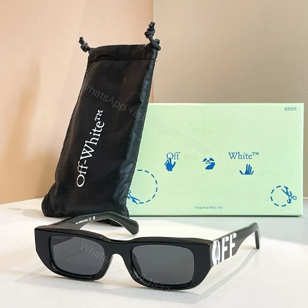 View 4 of Premium Off-White-Inspired Sunglasses: Bold, City-Ready Style