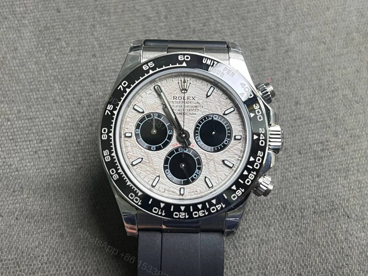 View 2 of Superclone Rolex Daytona 40 mm 126519LN Meteorite Dial