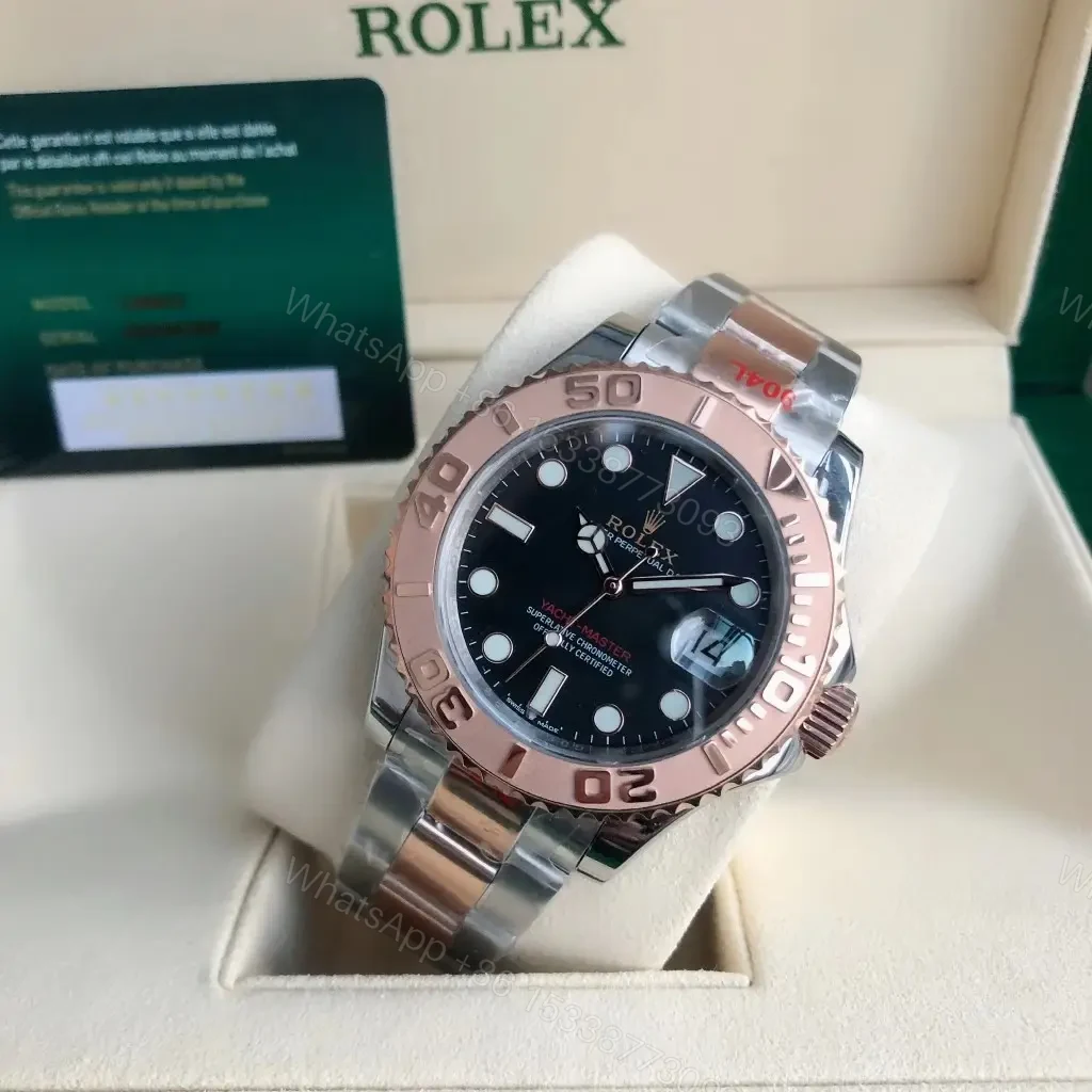 View 3 of Rolex Yacht-Master 40 Rolesor Everose Black Dial 116621-0002