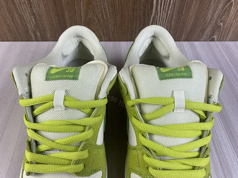 View 9 of Neon Lime Nike-Style Low Sneakers: Bold Comfort