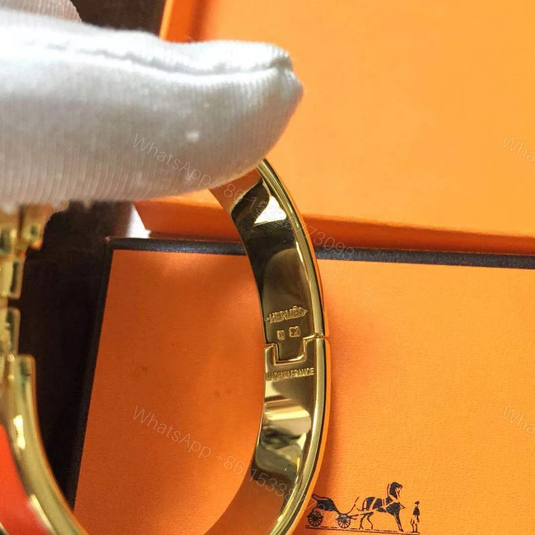 View 7 of 100% Original Hermes H Bracelet