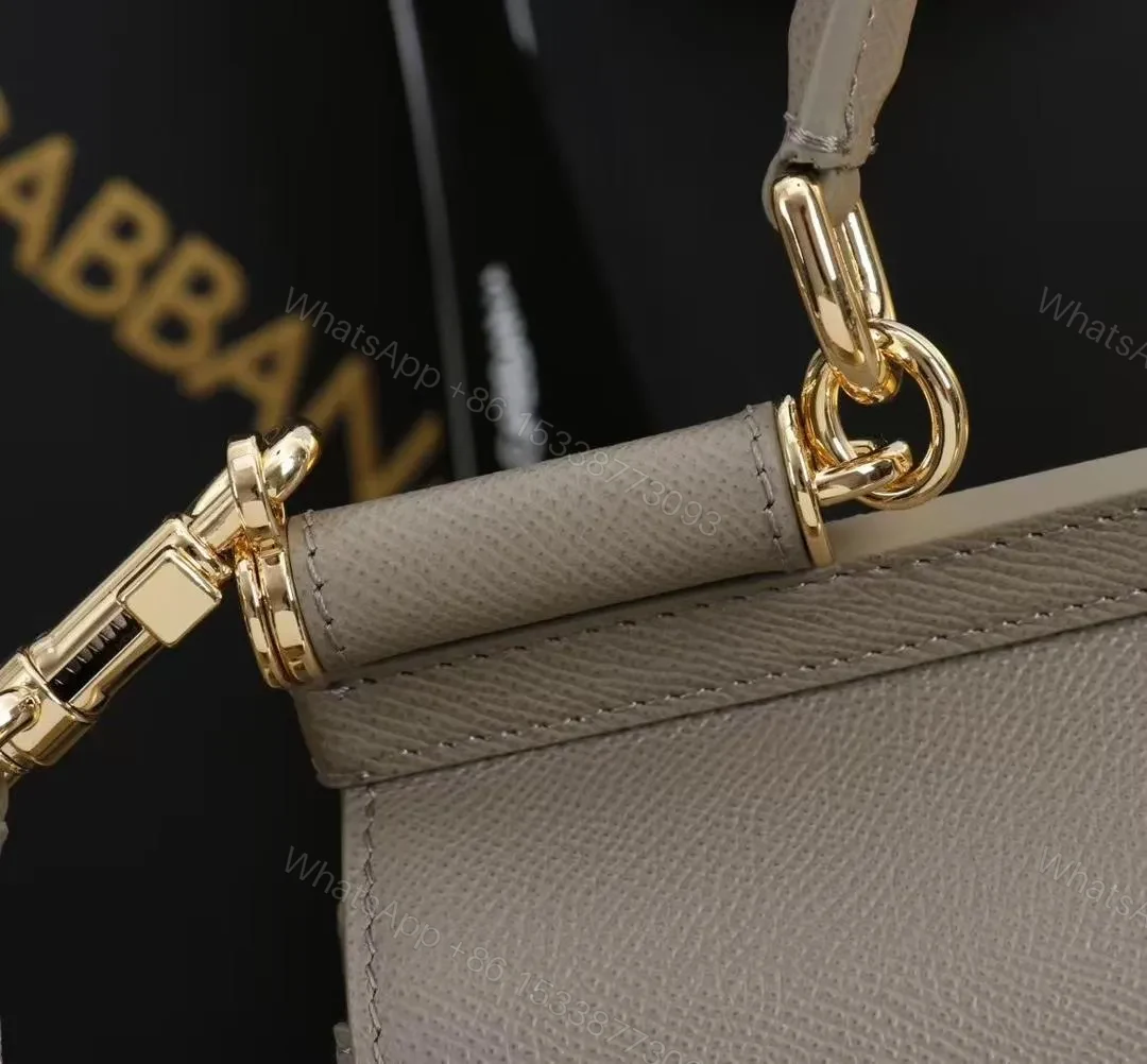 View 8 of Dolce & Gabbana Small Sicily handbag in dauphine calfskin