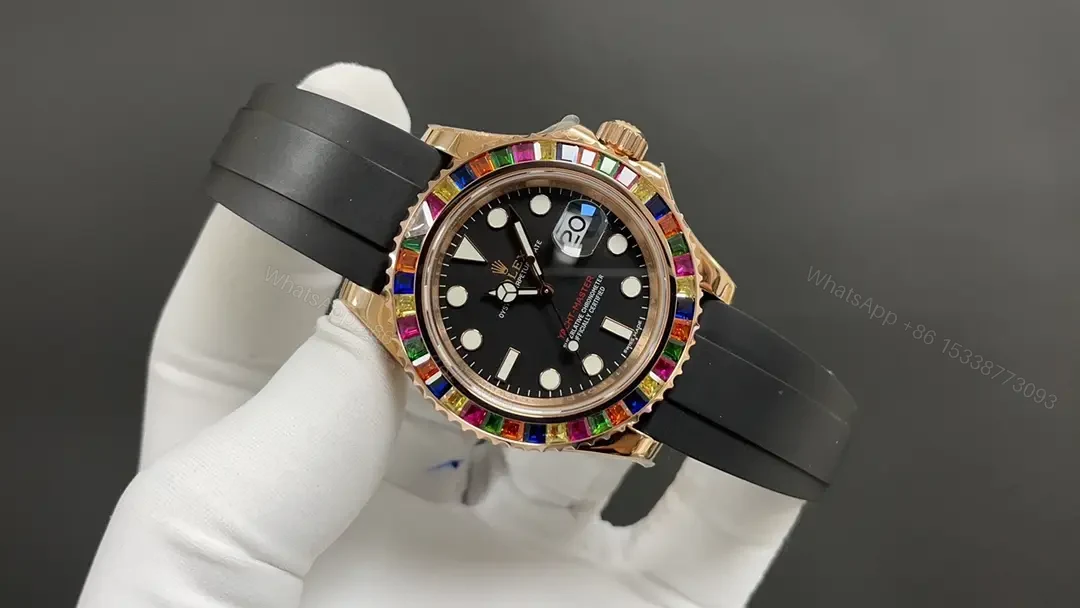 View 2 of Rolex Yacht Master Golden Sail Candy Bean 40mm Automatic Watch RLX-YM-GOLD-CANDY-40