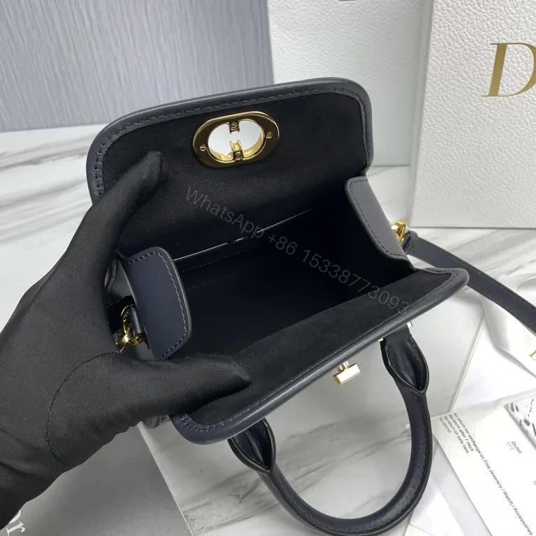 View 6 of Navy Jacquard Satchel: Luxe Structured Style Tote