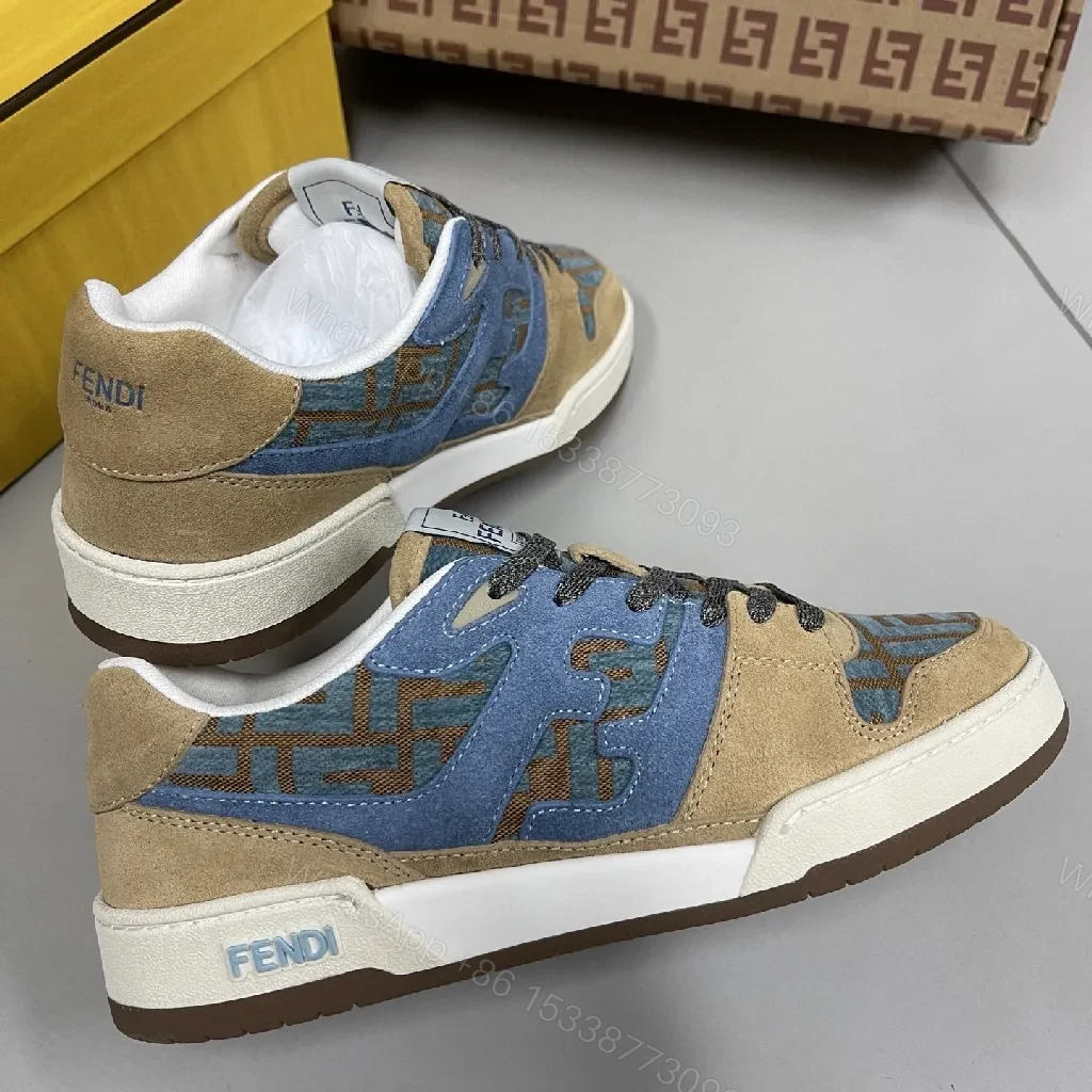 View 8 of Textured Suede & Mesh Sneaker: Modern Luxury Comfort