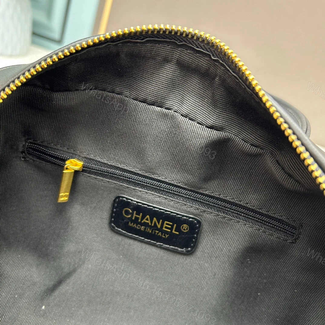 View 4 of CHANEL Pre-Owned 2003-2004 mini diamond-quilted CC-appliqué Boston handbag