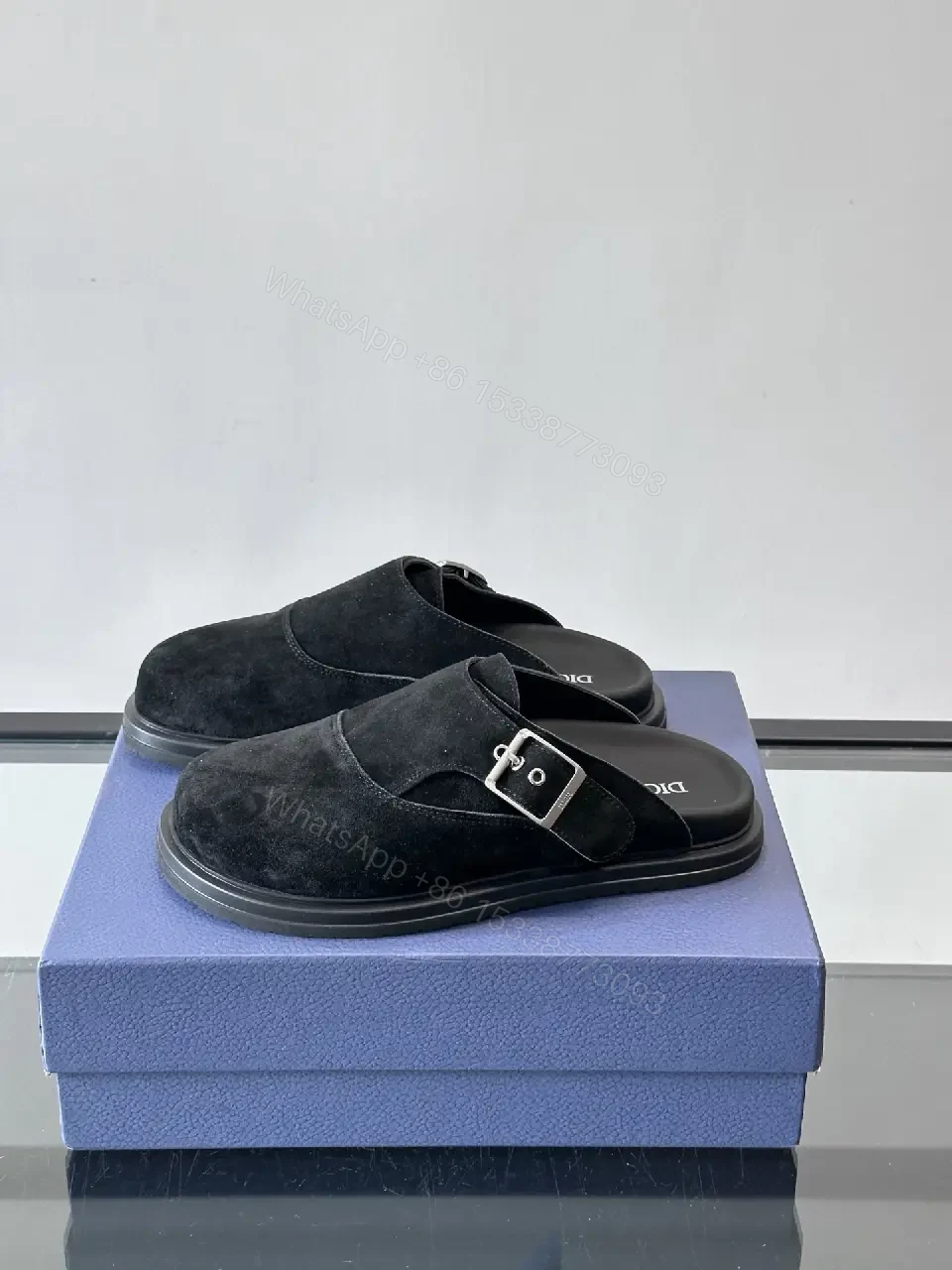 View 9 of Avant-Guard Slip-On Driver Mules: Subtle Texture, Quiet Power