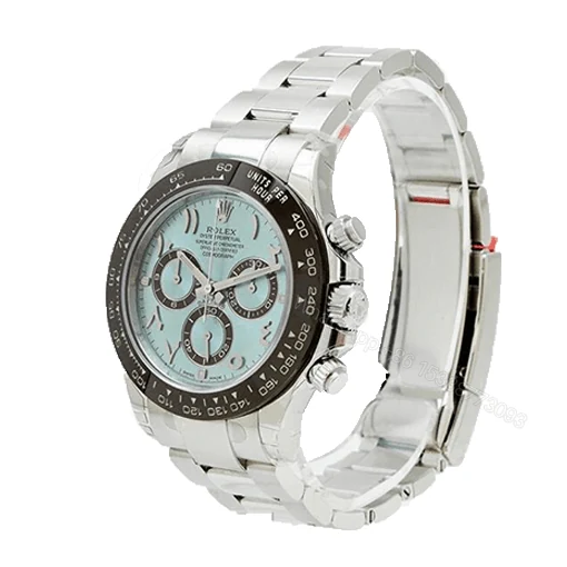 View 2 of Rolex Daytona 116506 Super Clone: Platinum Ice Blue Arabic Dial