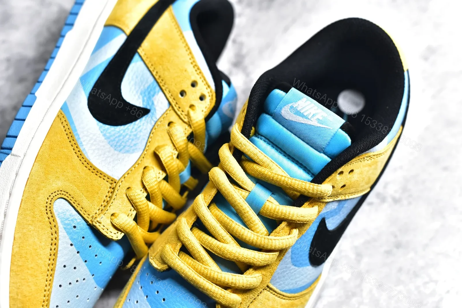 View 6 of Nike SB Dunk Low x Powerpuff Girls Yellow Blue Replica